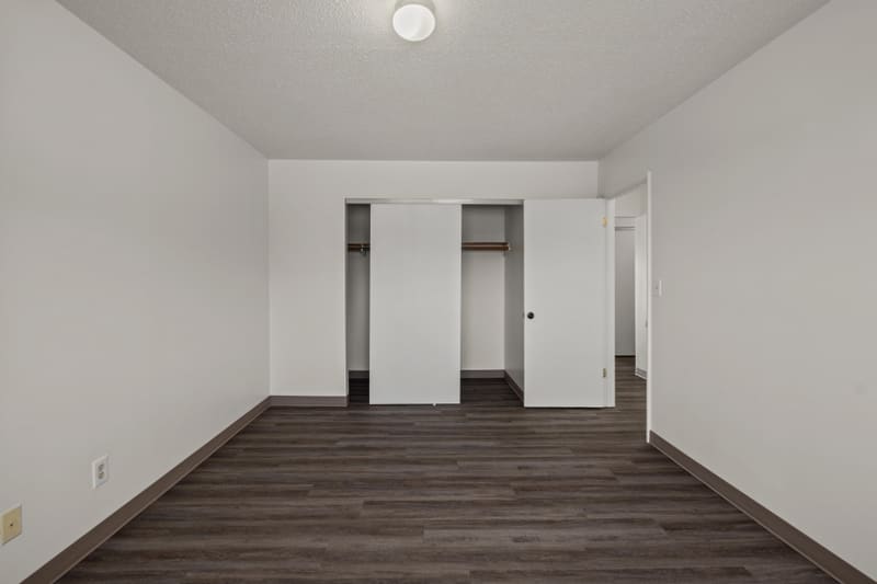 Classic apartment dining area at Campus Village