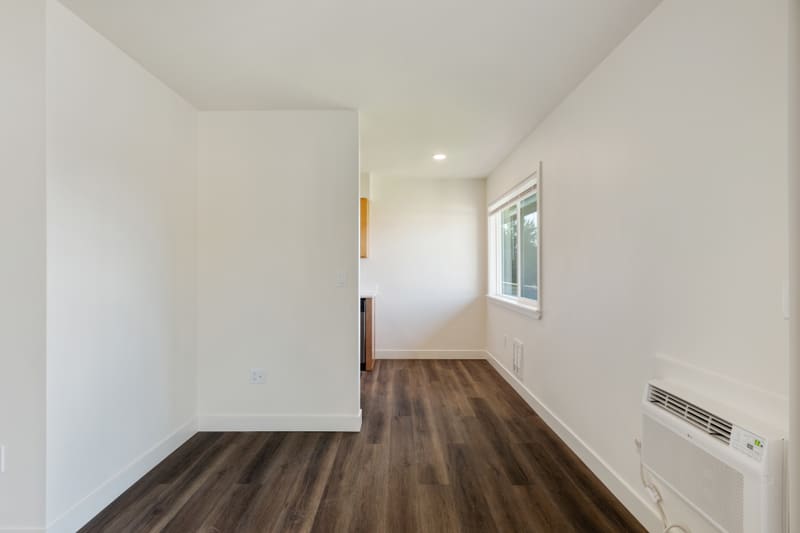 Updated fixtures in a renovated Campus Village apartment